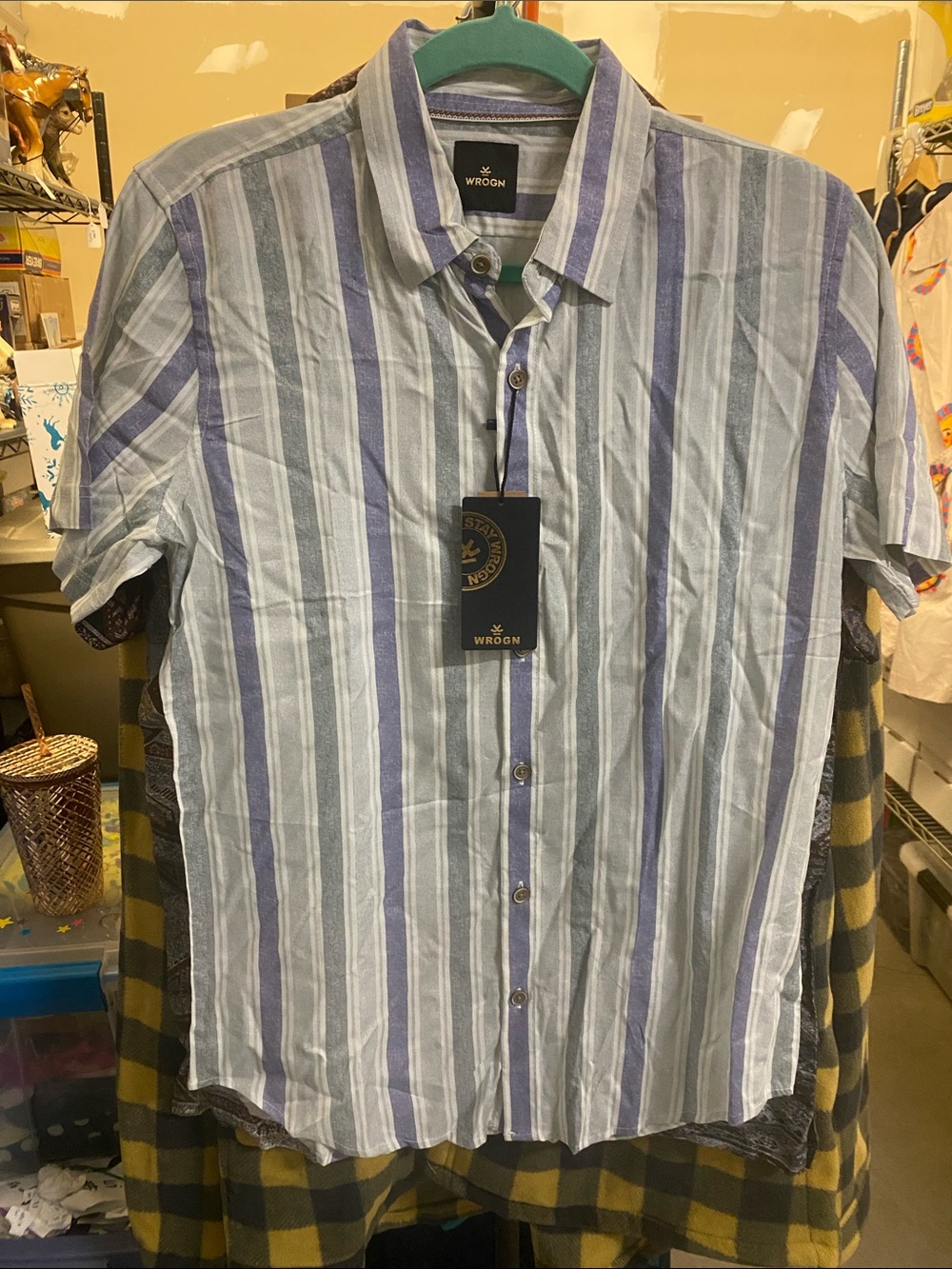 NWT Wrogn Slim Fit Casual Button Up